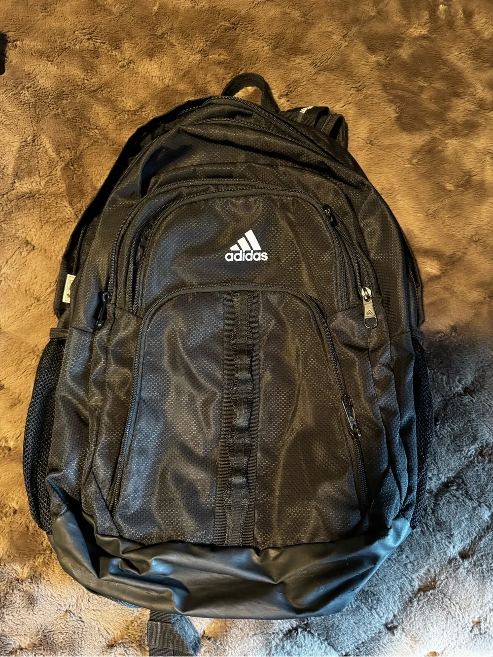 adidas Black Men's Backpack with Multiple Compartments